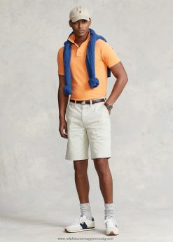 10 hüvelykes laza szabású chino rövidnadrág 268048288 férfiak Ralph Lauren klasszikus kő