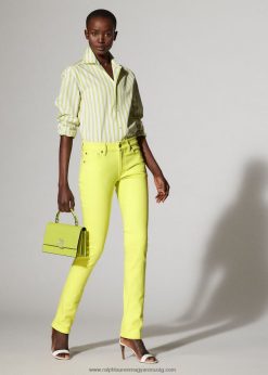 160-as vékony farmer farmer 2680483493 nők Ralph Lauren citrom