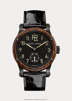 39 mm acél 2680482866 férfiak Ralph Lauren fekete számlap