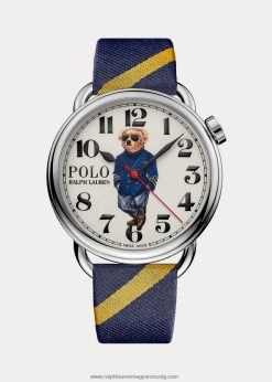 42 mm-es tengeri polo medveóra 2680482803 férfiak Ralph Lauren fehér számlap