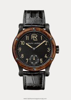 45 mm acél 2680482863 férfiak Ralph Lauren fekete számlap