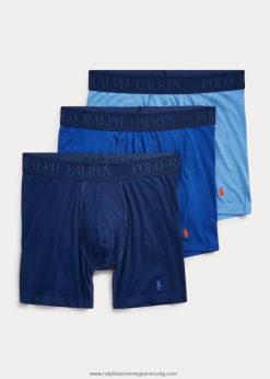 4d-flex boxeralsó 3 részes kiszerelésben 268048272 férfiak Ralph Lauren kék virág