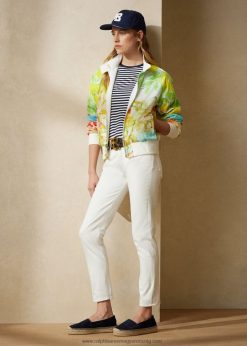 750-es egyenes bokafarmer 2680489321 nők Ralph Lauren gyöngyfehér