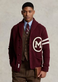 a morehouse kollekciós kendős kardigán 2680481279 férfiak Ralph Lauren gazdag rubint