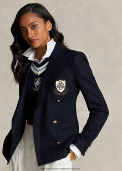 a spelman kollekció címeres blézere 2680483319 nők Ralph Lauren repülő haditengerészet