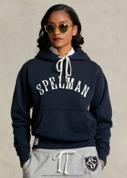a spelman kollekció logós pulcsija 2680483314 nők Ralph Lauren repülő haditengerészet