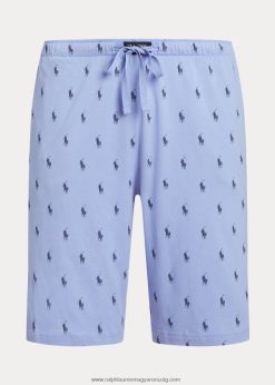 aláírás póni rövid alvás 2680488678 férfiak Ralph Lauren lafayette kockás/navy