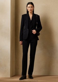 alandra sztreccs gyapjú nadrág 2680483446 nők Ralph Lauren fekete