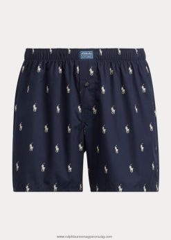allover póni boxer 268048622 férfiak Ralph Lauren haditengerészet
