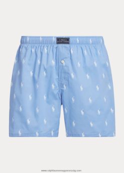 allover póni boxer 268048624 férfiak Ralph Lauren tengerpart kék
