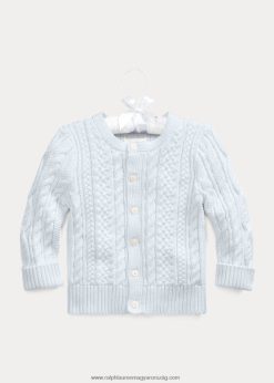 arán kötött pamutkardigán 2680488325 baba Ralph Lauren