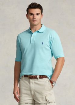 az ikonikus hálós póló 2680481820 férfiak Ralph Lauren sziget aqua
