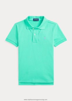 az ikonikus hálós póló 2680485697 gyerekek Ralph Lauren naplemente zöld
