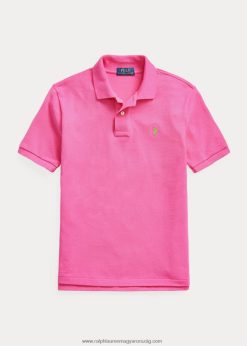 az ikonikus hálós póló 2680486037 gyerekek Ralph Lauren dalia rózsaszín