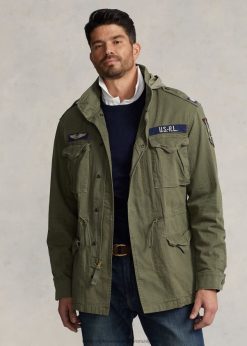 az ikonikus terepkabát 2680481797 férfiak Ralph Lauren olajfa hegy/foltok