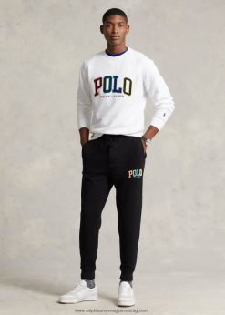 az rl gyapjú logós jogger nadrág 268048688 férfiak Ralph Lauren fekete