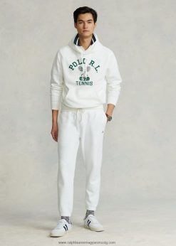 az rl gyapjú melegítőnadrág 268048428 férfiak Ralph Lauren fehér