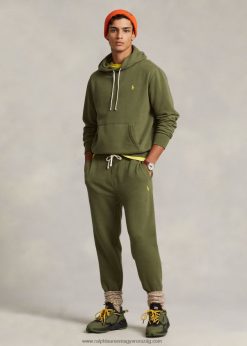 az rl gyapjú melegítőnadrág 268048434 férfiak Ralph Lauren sötét zsálya