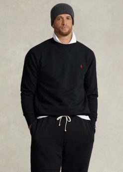 az rl gyapjú pulóver 2680481587 férfiak Ralph Lauren fekete