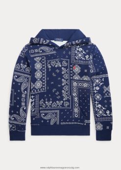 bandanna mintás polár kapucnis pulcsi 2680489922 gyerekek Ralph Lauren bandana nyomat