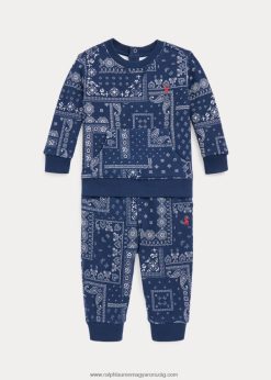 bandanna polár pulóver és nadrág szett 2680488199 baba Ralph Lauren bandana nyomat