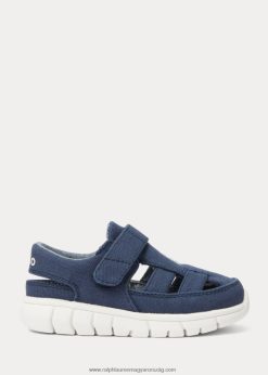 barnes halász vászon ez tornacipő 2680486346 gyerekek Ralph Lauren haditengerészet