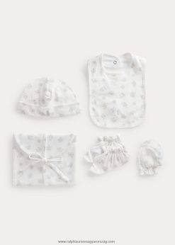 biopamut 5 részes ajándékkészlet 2680488219 baba Ralph Lauren szürke multi