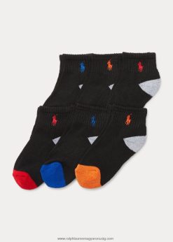 bokazokni 6 db 2680485959 gyerekek Ralph Lauren fekete