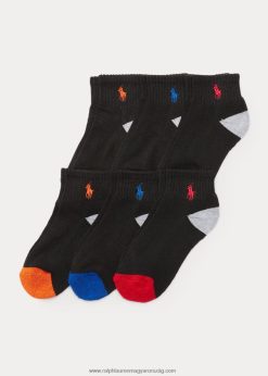 bokazokni 6 db 2680486326 gyerekek Ralph Lauren fekete