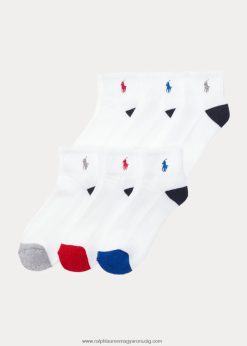 bokazokni 6 db 2680486327 gyerekek Ralph Lauren fehér