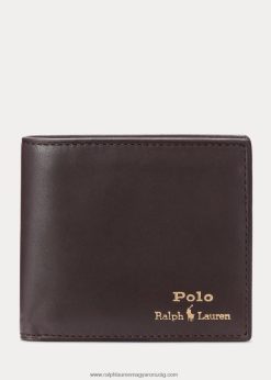 bőr billenő pénztárca 2680482394 férfiak Ralph Lauren barna