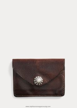 bőr kártyatok 2680488854 férfiak Ralph Lauren sötétbarna