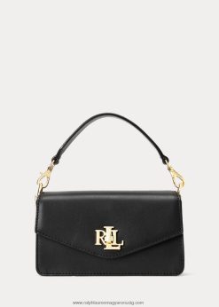 bőr kis tayler crossbody táska 2680485161 nők Ralph Lauren fekete