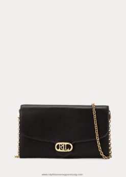 bőr közepes adair crossbody 2680485398 nők Ralph Lauren fekete