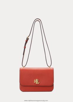 bőr közepes sophee táska 2680485379 nők Ralph Lauren vörös napkő