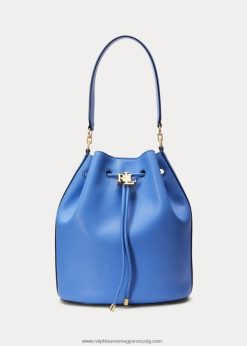 bőr nagy andie húzózsinóros táska 2680485451 nők Ralph Lauren új angliai kék