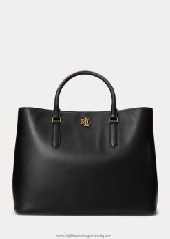 bőr nagy marcy táska 2680485361 nők Ralph Lauren fekete