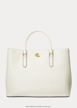 bőr nagy marcy táska 2680485362 nők Ralph Lauren vanília