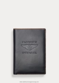 bőr útlevéltartó 2680488870 férfiak Ralph Lauren fekete felett barna