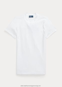 bordázott pamut póló 2680489085 nők Ralph Lauren lucszürke hanga