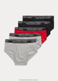 bordázott pamut rövidnadrág 5 db 2680486406 gyerekek Ralph Lauren és felett hanga/fekete