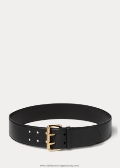 borjúbőr kétágú öv 2680485589 nők Ralph Lauren fekete