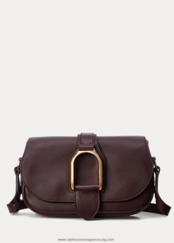borjúbőr welington válltáska 2680485280 nők Ralph Lauren Bordeaux