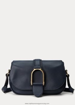 borjúbőr welington válltáska 2680485285 nők Ralph Lauren tengeri haditengerészet