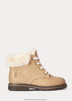 burnley polár bélésű bőrcsizma 2680487656 gyerekek Ralph Lauren