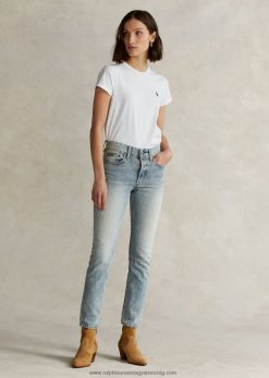 callen sokemeletes karcsú farmer 2680483355 nők Ralph Lauren világos indigó