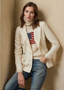 camden kasmír kabát 2680483456 nők Ralph Lauren lux krém