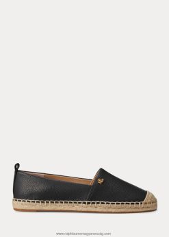 cameryn iv bukóbőr espadrille 2680485053 nők Ralph Lauren fekete