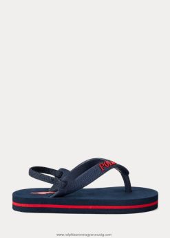 camino flip-flop 2680486350 gyerekek Ralph Lauren sötétkék pirossal
