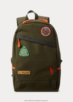 camp-patches nagy hátizsák 2680489834 gyerekek Ralph Lauren sötét zsálya